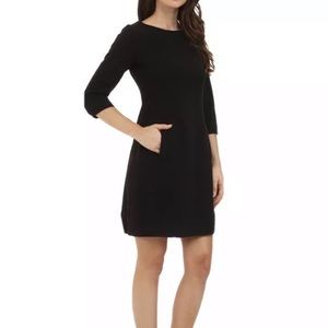 Eliza J 3/4 Sleeve shift dress with pockets